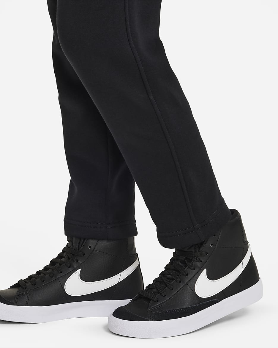 Nike leather sweatpants best sale